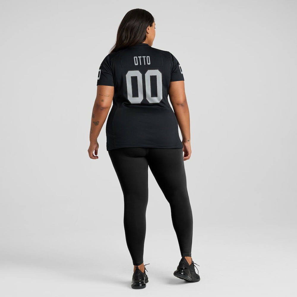 Jim Otto Las Vegas Raiders Women's Game Retired Player Jersey - Black