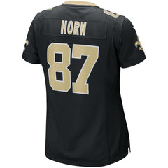 Joe Horn New Orleans Saints Women's Game Retired Player Jersey - Black