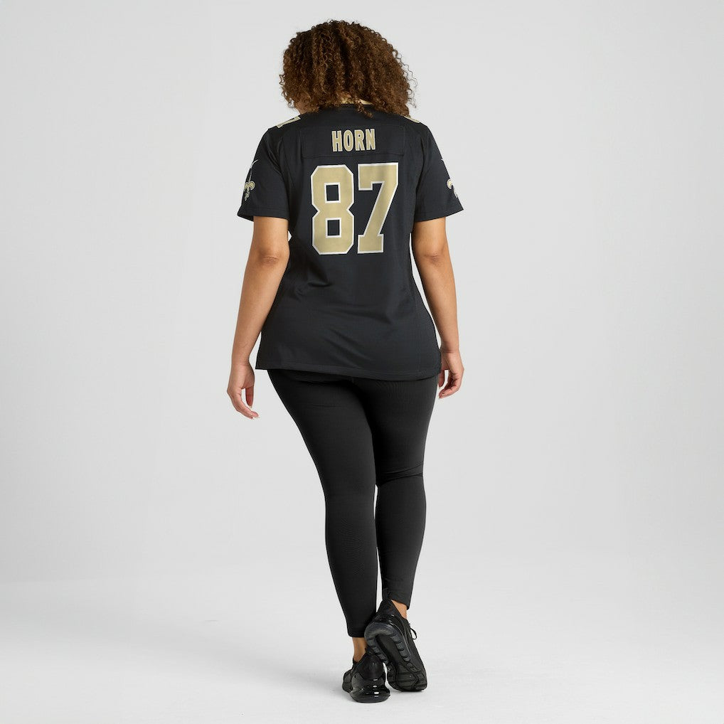 Joe Horn New Orleans Saints Women's Game Retired Player Jersey - Black