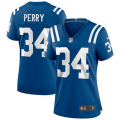 Joe Perry Indianapolis Colts Women's Game Retired Player Jersey - Royal