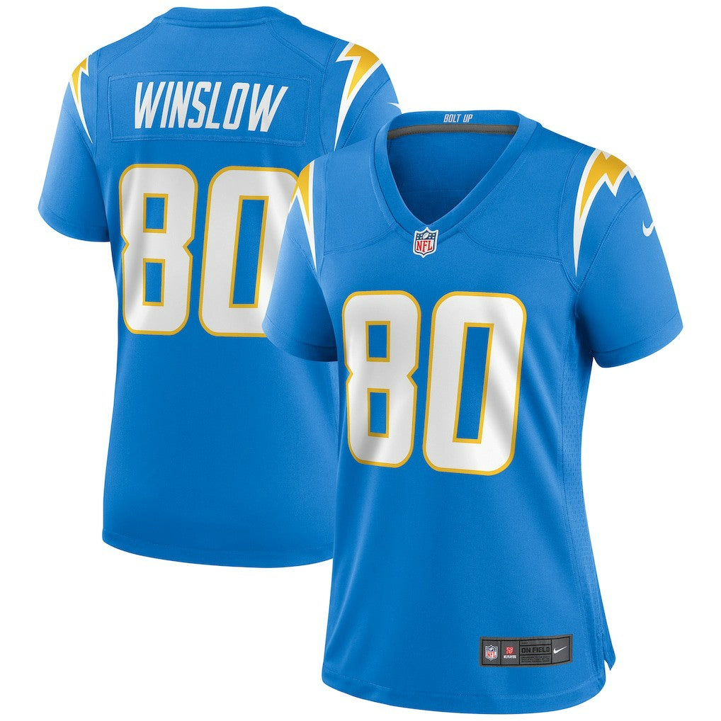 Kellen Winslow Los Angeles Chargers Women's Game Retired Player Jersey - Powder Blue