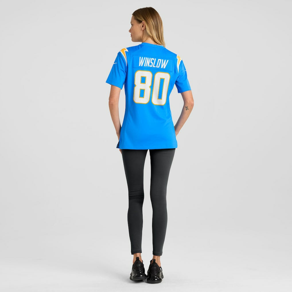 Kellen Winslow Los Angeles Chargers Women's Game Retired Player Jersey - Powder Blue