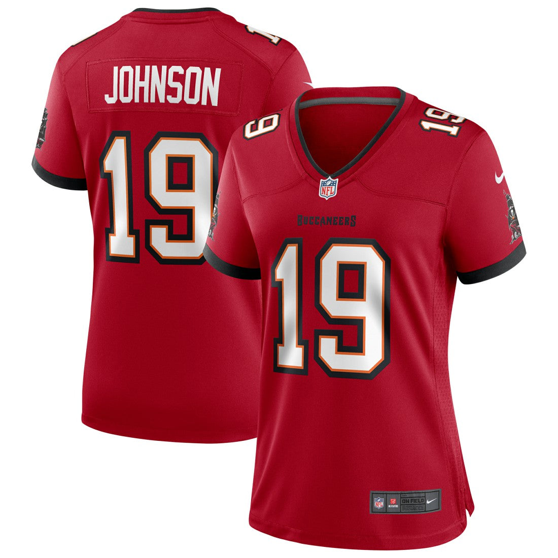 Keyshawn Johnson Tampa Bay Buccaneers Women's Game Retired Player Jersey - Red