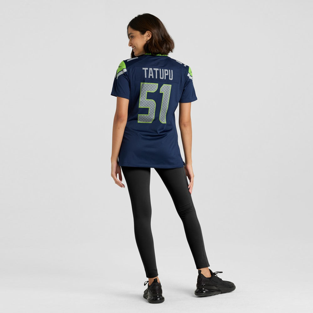 Lofa Tatupu Seattle Seahawks Women's Game Retired Player Jersey - College Navy