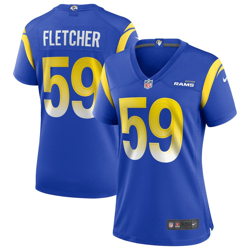 London Fletcher Los Angeles Rams Women's Game Retired Player Jersey - Royal