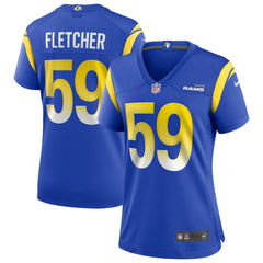 London Fletcher Los Angeles Rams Women's Game Retired Player Jersey - Royal