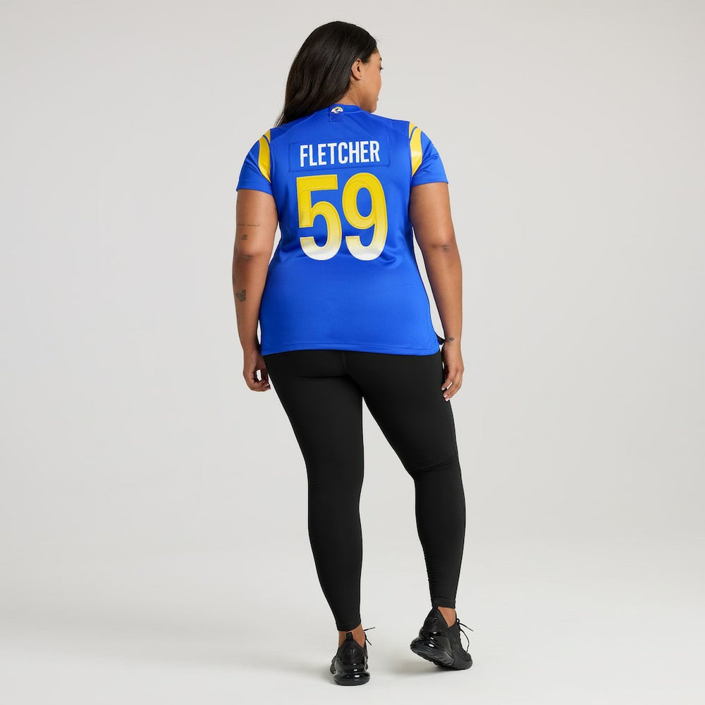 London Fletcher Los Angeles Rams Women's Game Retired Player Jersey - Royal