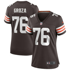 Lou Groza Cleveland Browns Women's Game Retired Player Jersey - Brown