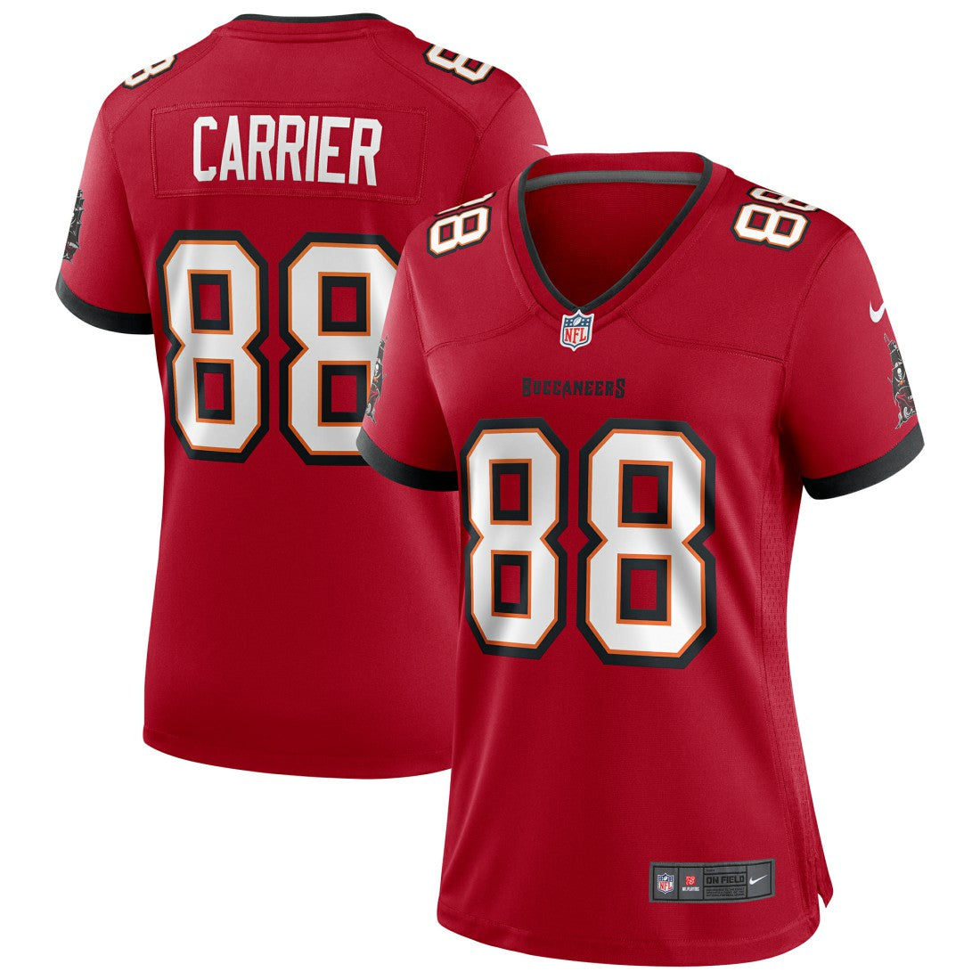 Mark Carrier Tampa Bay Buccaneers Women's Game Retired Player Jersey - Red