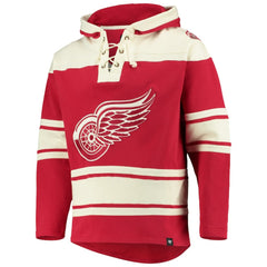 Detroit Red Wings '47 Superior Lacer Hoodie Red