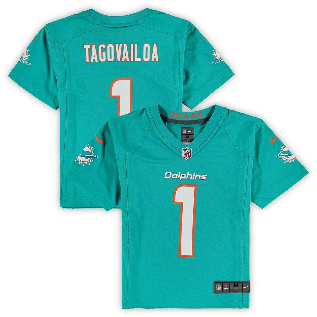 Tua Tagovailoa Miami Dolphins Preschool Game Jersey - Aqua