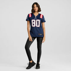 Troy Brown New England Patriots Women's Game Retired Player Jersey - Navy