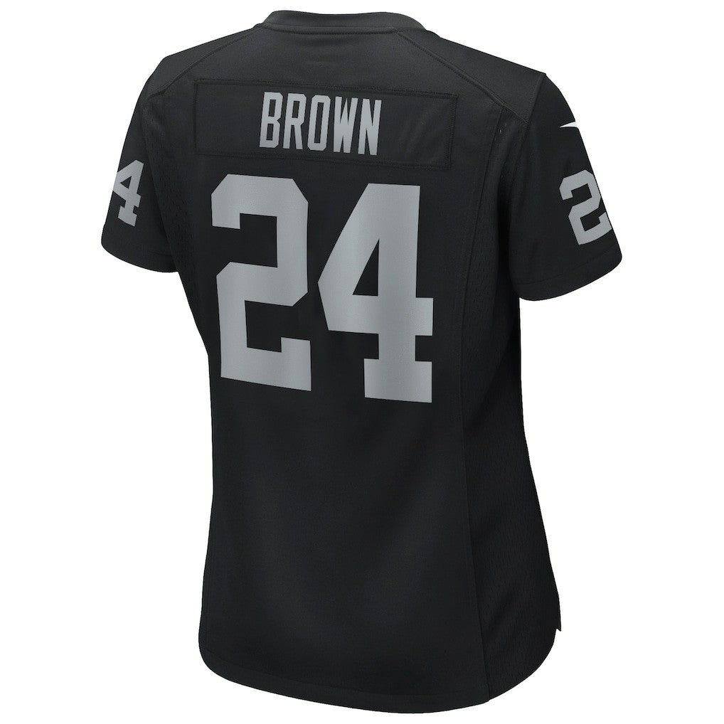 Willie Brown Las Vegas Raiders Women's Game Retired Player Jersey - Black