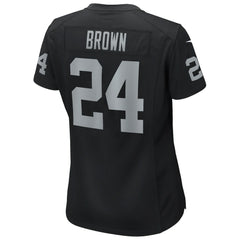 Willie Brown Las Vegas Raiders Women's Game Retired Player Jersey - Black