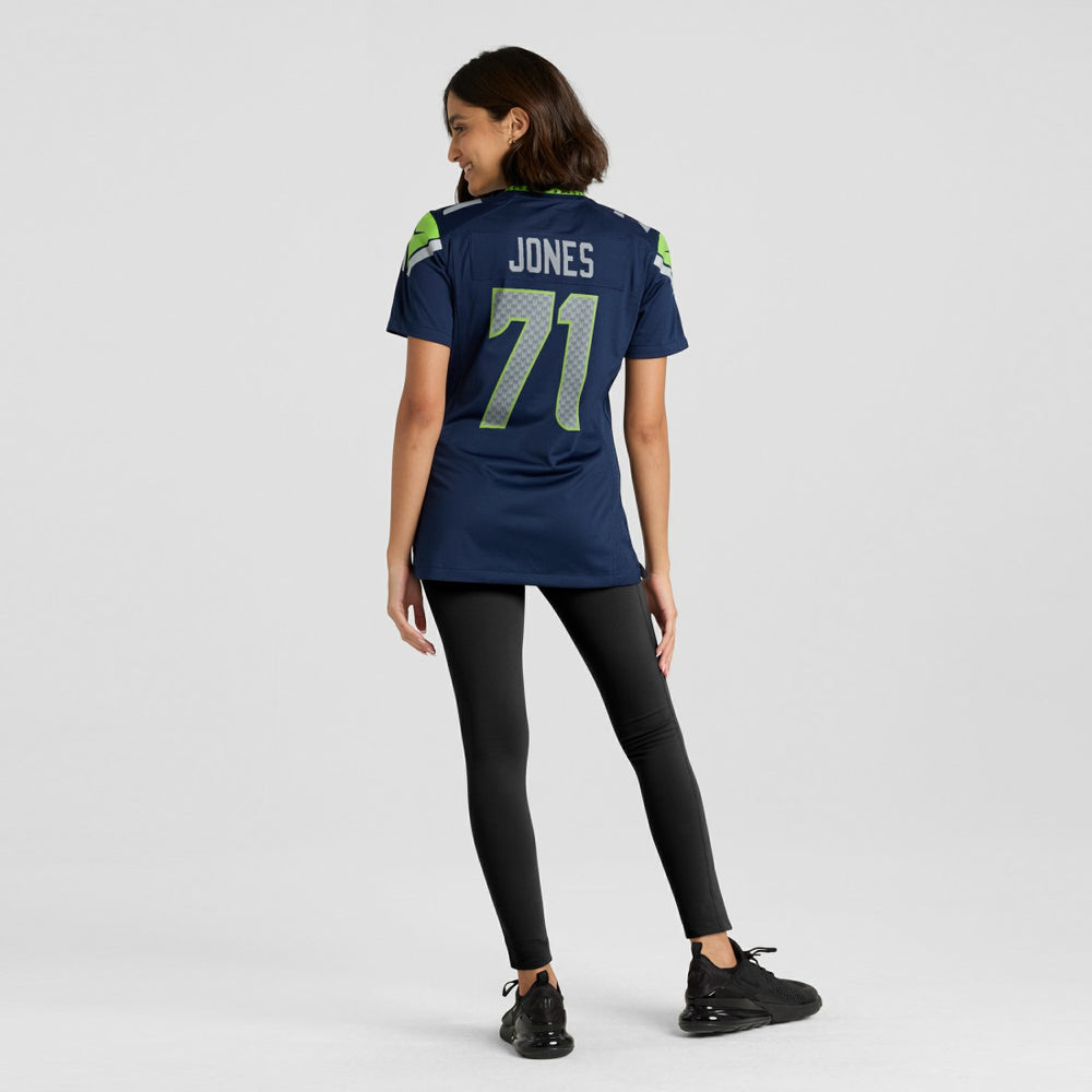 Walter Jones Seattle Seahawks Women's Game Retired Player Jersey - College Navy