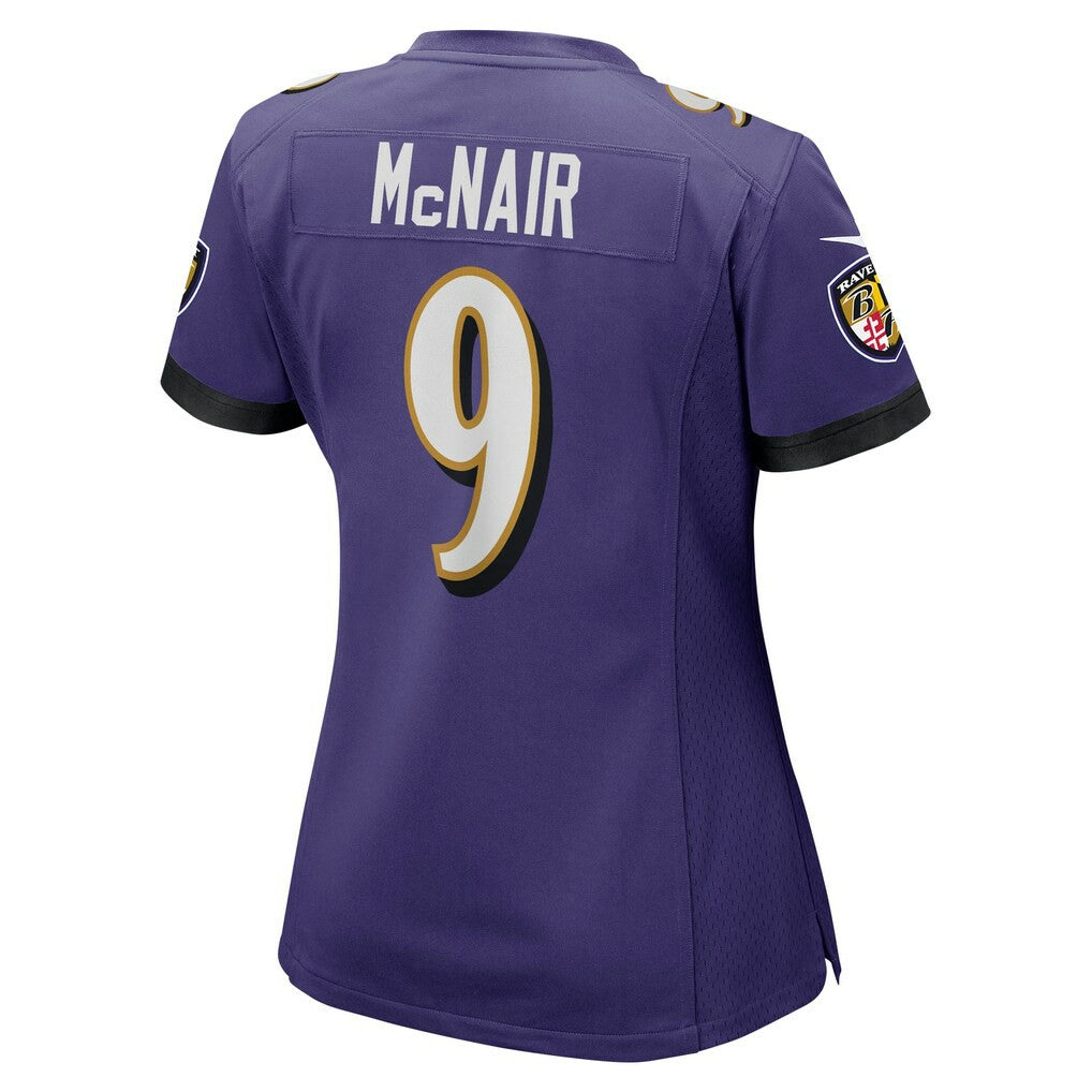 Steve McNair Baltimore Ravens Women's Game Retired Player Jersey - Purple