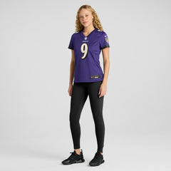 Steve McNair Baltimore Ravens Women's Game Retired Player Jersey - Purple