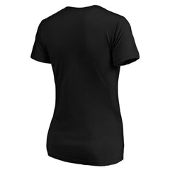Pittsburgh Penguins Women's Drop the Puck V-Neck T-Shirt Black