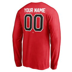 Cincinnati Reds Personalized Winning Streak Name & Number Long Sleeve T-Shirt Red
