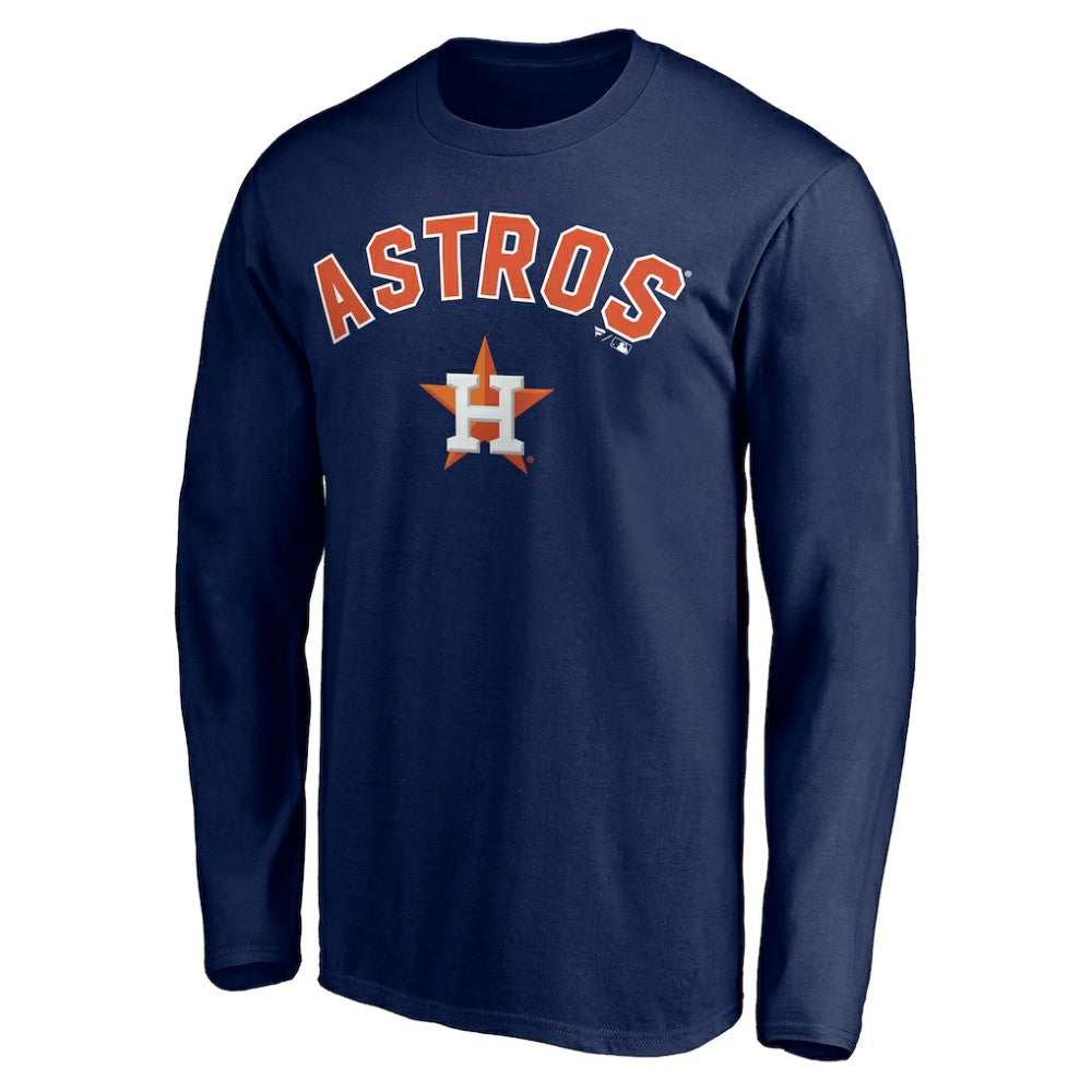 Houston Astros Personalized Winning Streak Name & Number Long Sleeve T-Shirt Navy