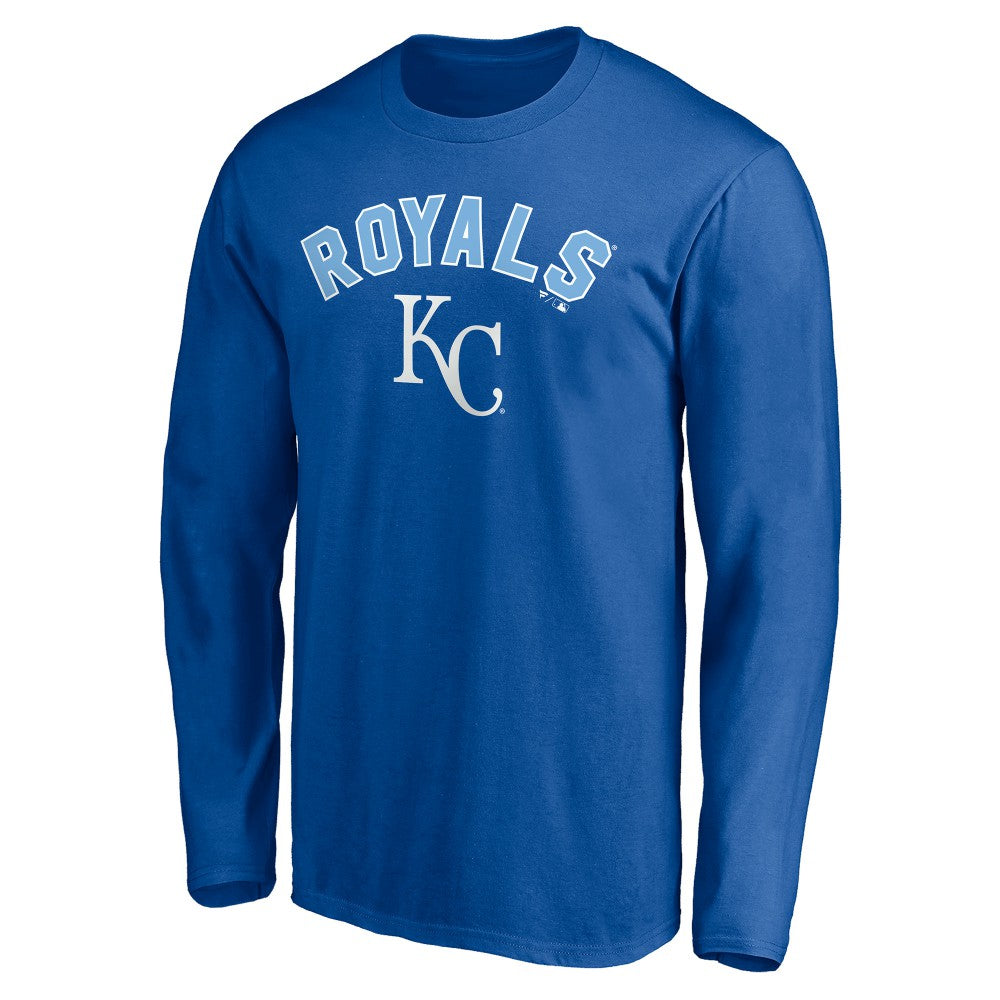 Kansas City Royals Personalized Winning Streak Name & Number Long Sleeve T-Shirt Royal