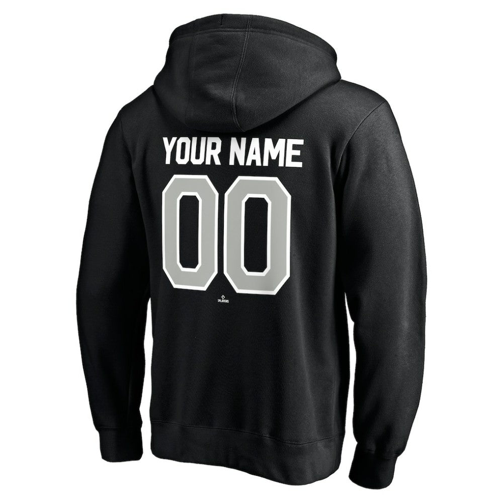 Chicago White Sox Personalized Winning Streak Name & Number Pullover Hoodie Black