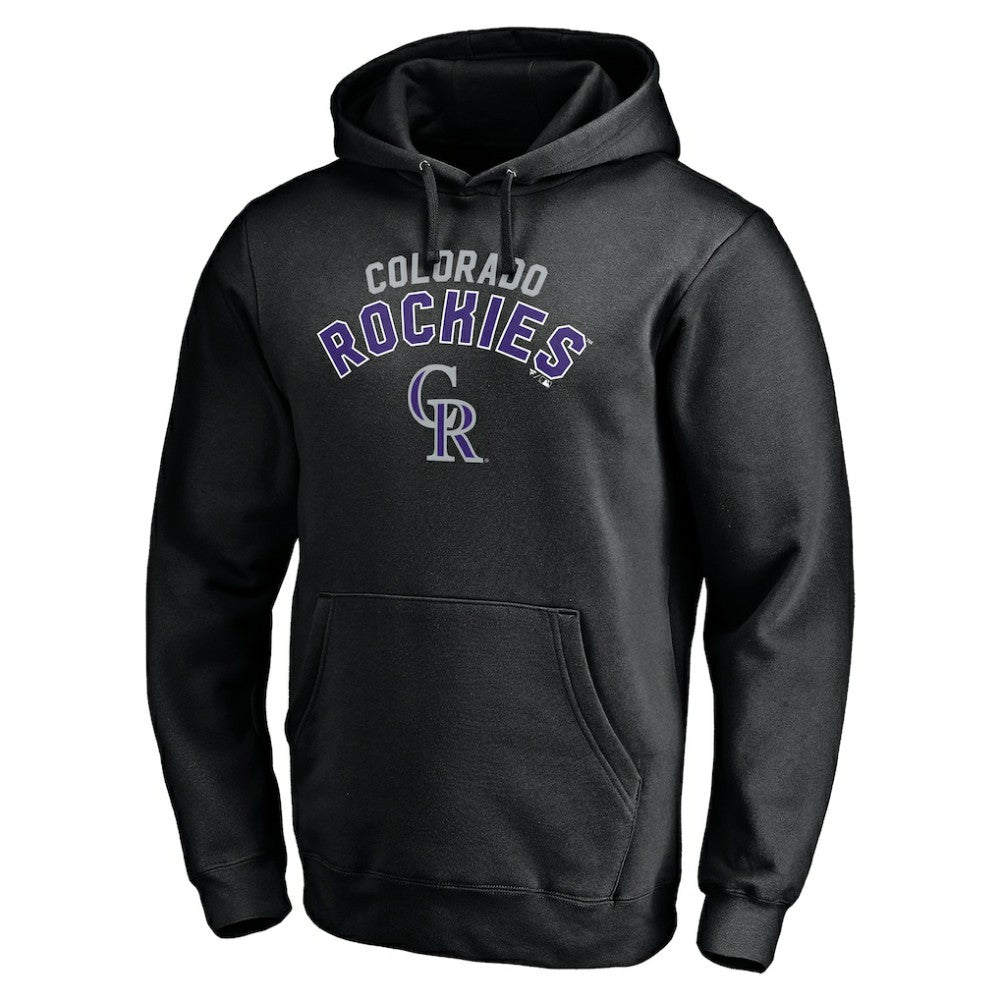 Colorado Rockies Personalized Winning Streak Name & Number Pullover Hoodie Black