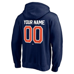 Detroit Tigers Personalized Winning Streak Name & Number Pullover Hoodie Navy