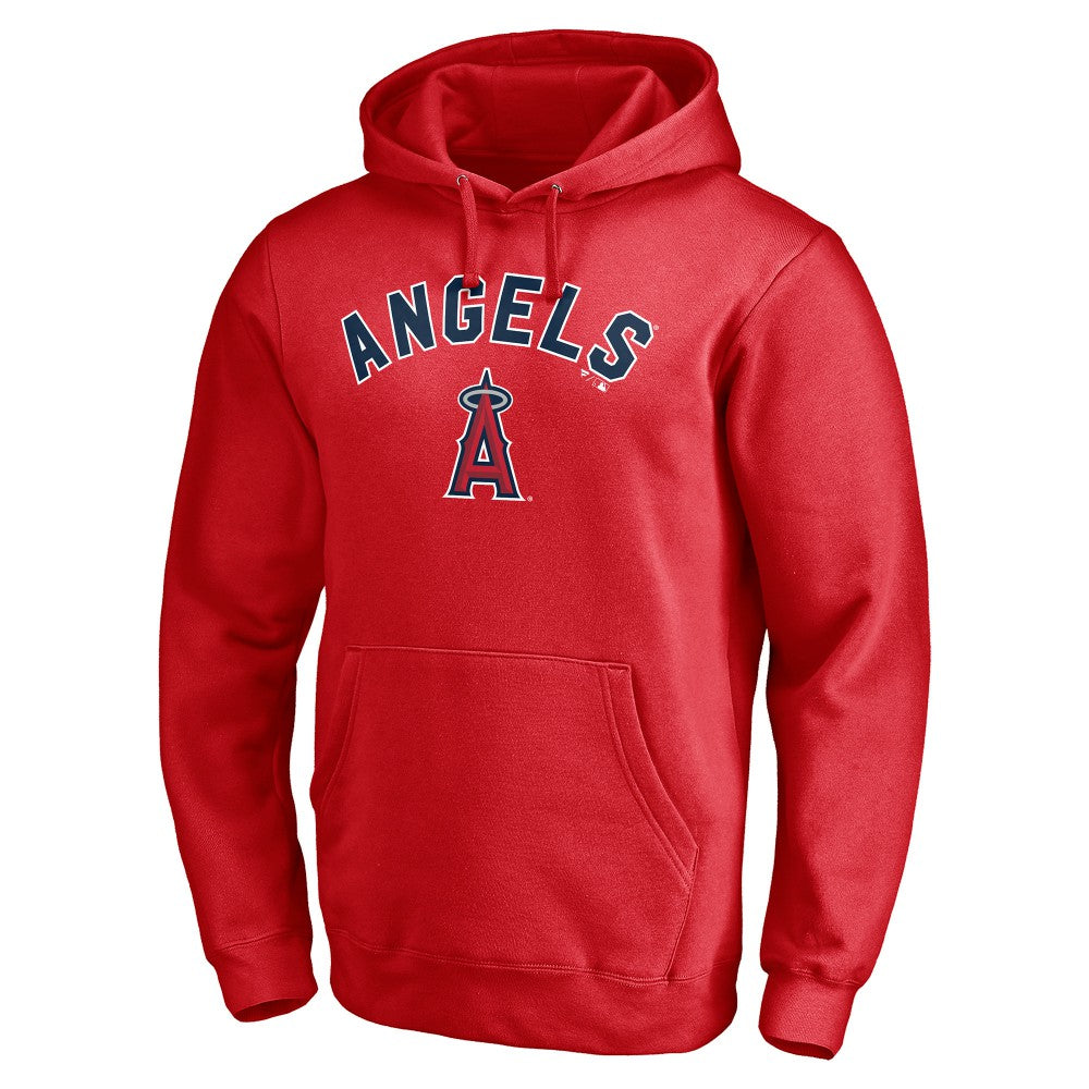 Los Angeles Angels Personalized Winning Streak Name & Number Pullover Hoodie Red