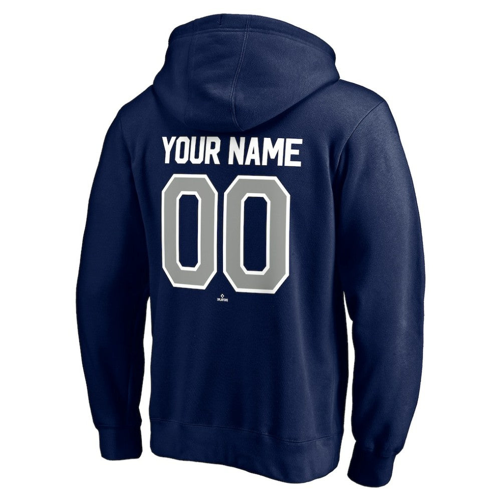New York Yankees Personalized Winning Streak Name & Number Pullover Hoodie Navy