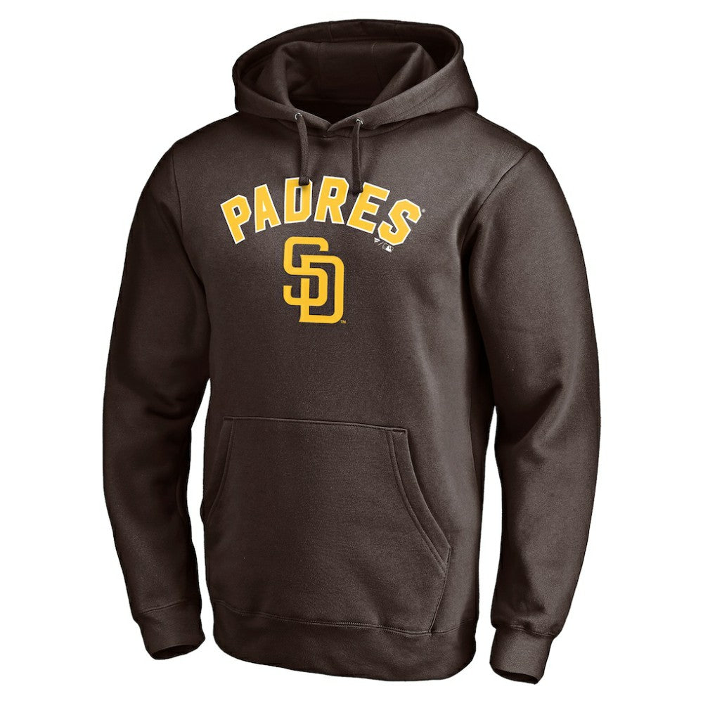 San Diego Padres Personalized Winning Streak Name & Number Pullover Hoodie Brown