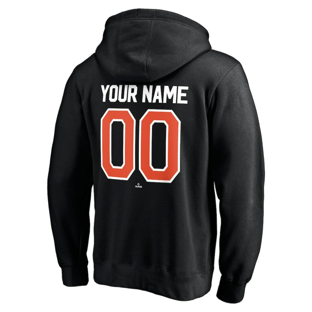 San Francisco Giants Personalized Winning Streak Name & Number Pullover Hoodie Black