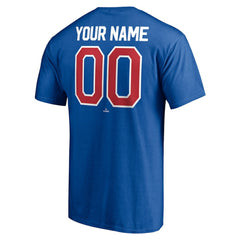 Chicago Cubs Personalized Team Winning Streak Name & Number T-Shirt Royal