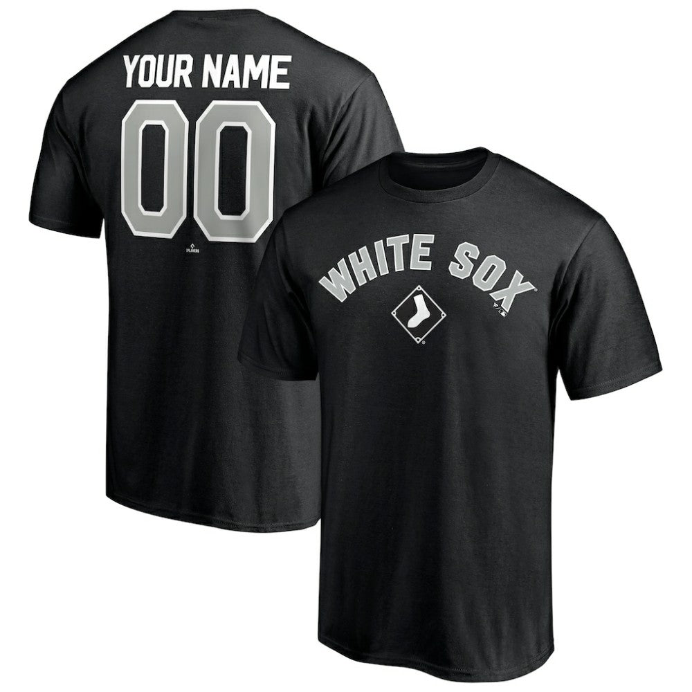 Chicago White Sox Personalized Team Winning Streak Name & Number T-Shirt Black