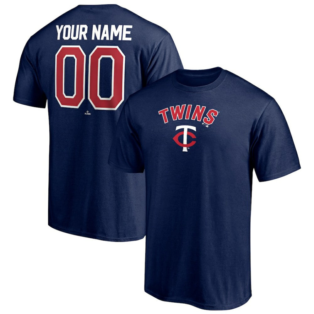 Minnesota Twins Personalized Team Winning Streak Name & Number T-Shirt Navy