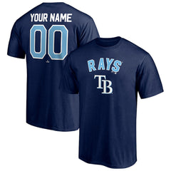 Tampa Bay Rays Personalized Team Winning Streak Name & Number T-Shirt Navy