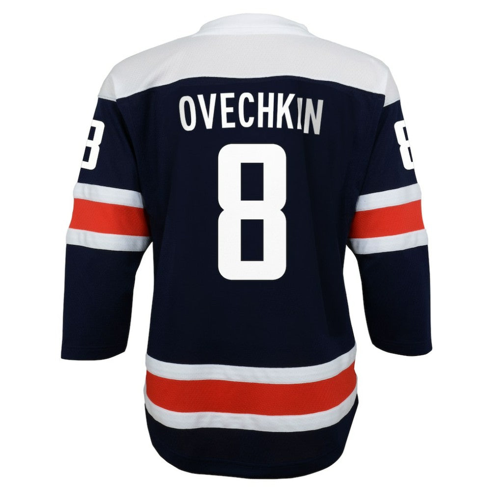 Alexander Ovechkin Washington Capitals Youth 2020/21 Alternate Replica Player Jersey Navy