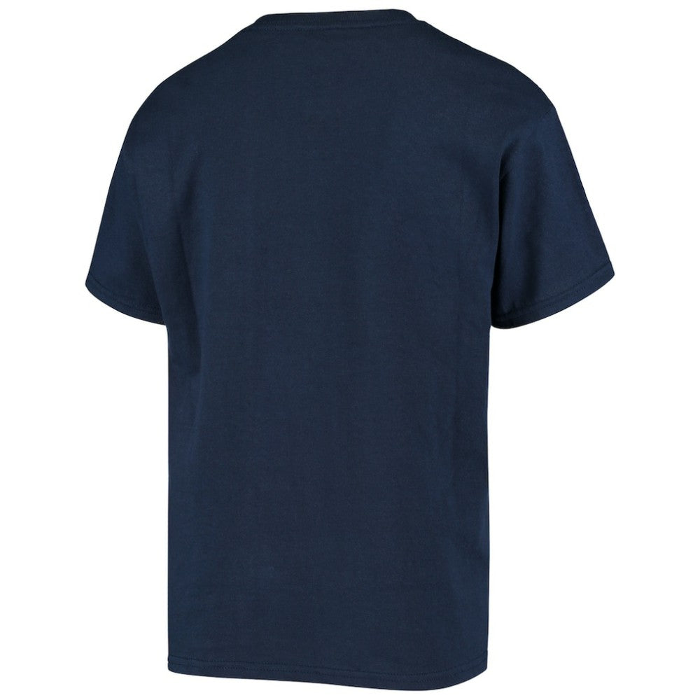 Atlanta Braves Stitches Youth Team Logo T-Shirt Navy