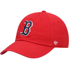 Boston Red Sox Clean Up Adjustable Hat Red | 47 brand