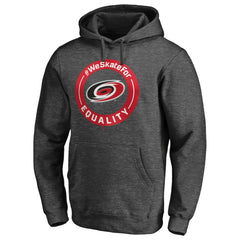 Carolina Hurricanes #WeSkateFor Pullover Hoodie Heather Gray