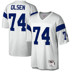 Merlin Olsen Los Angeles Rams Legacy Replica Jersey - White cheap