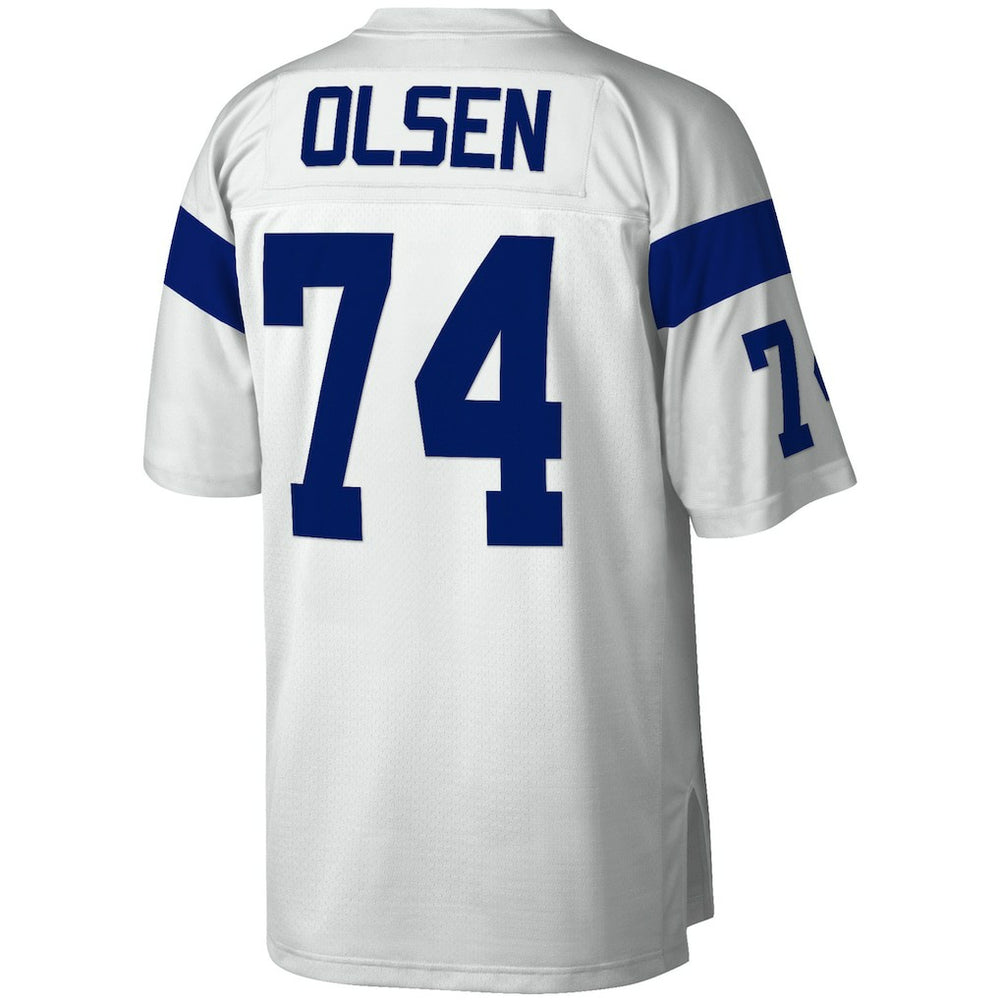 Merlin Olsen Los Angeles Rams Legacy Replica Jersey - White cheap
