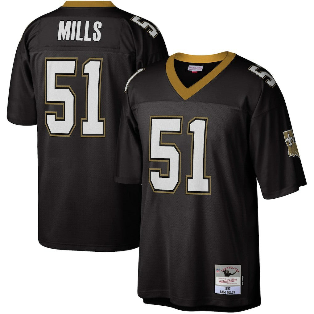 Sam Mills New Orleans Saints Legacy Replica Jersey - Black online