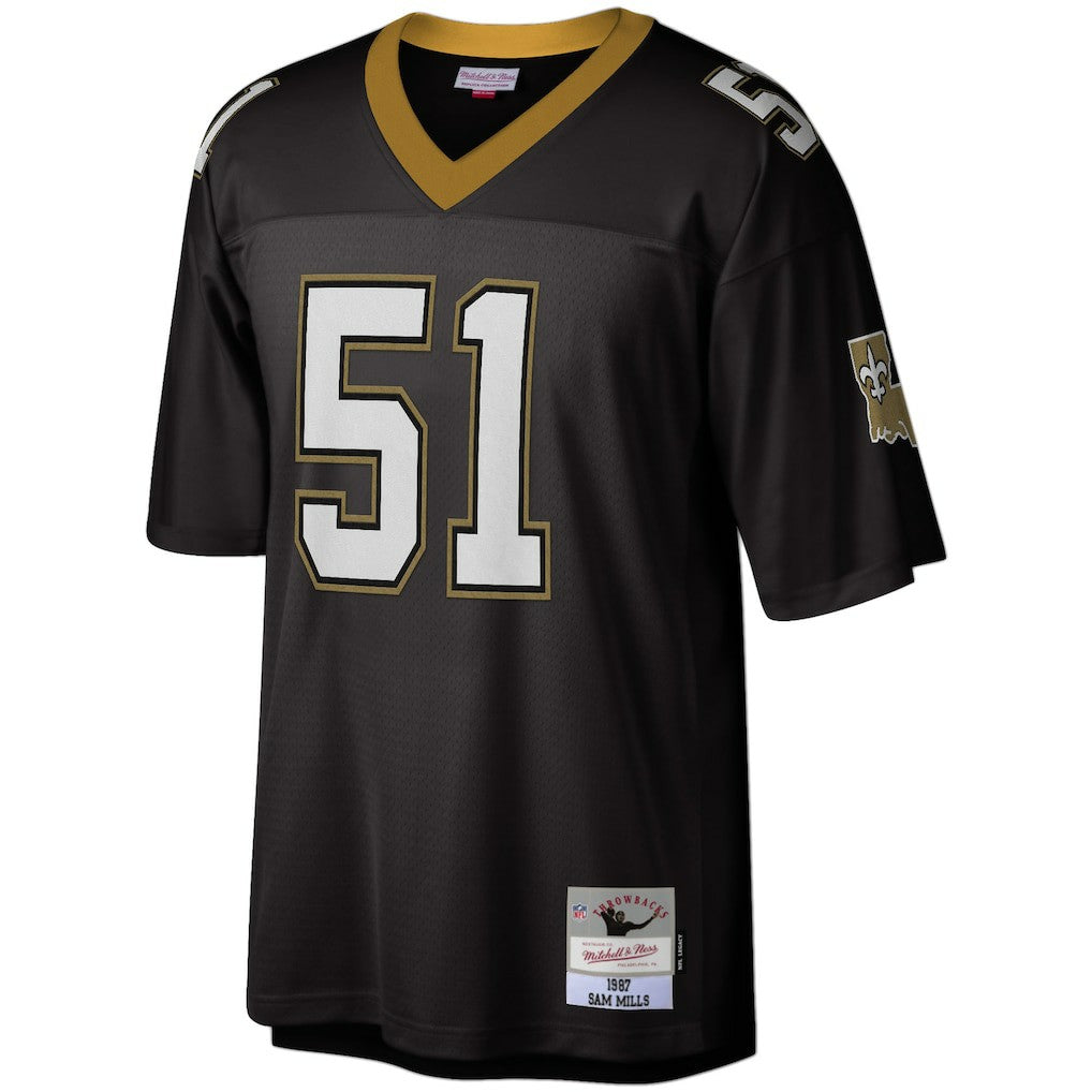 Sam Mills New Orleans Saints Legacy Replica Jersey - Black online