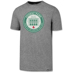 Boston Red Sox Fenway Park Coin Logo Slate Grey T-Shirt Heather Gray | 47 brand