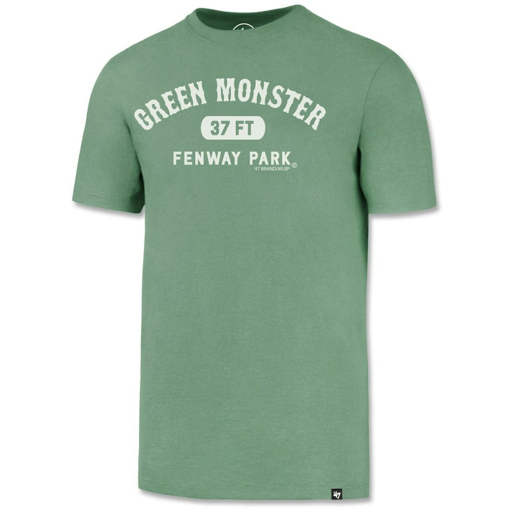Boston Red Sox Fenway Park Green Monster 37 Feet T-Shirt Green | 47 brand