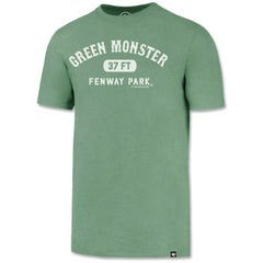 Boston Red Sox Fenway Park Green Monster 37 Feet T-Shirt Green | 47 brand