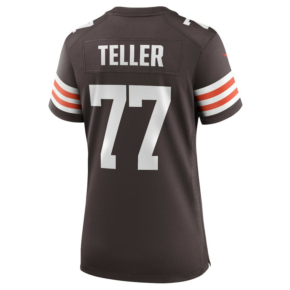 Wyatt Teller Cleveland Browns Women's Game Jersey - Brown