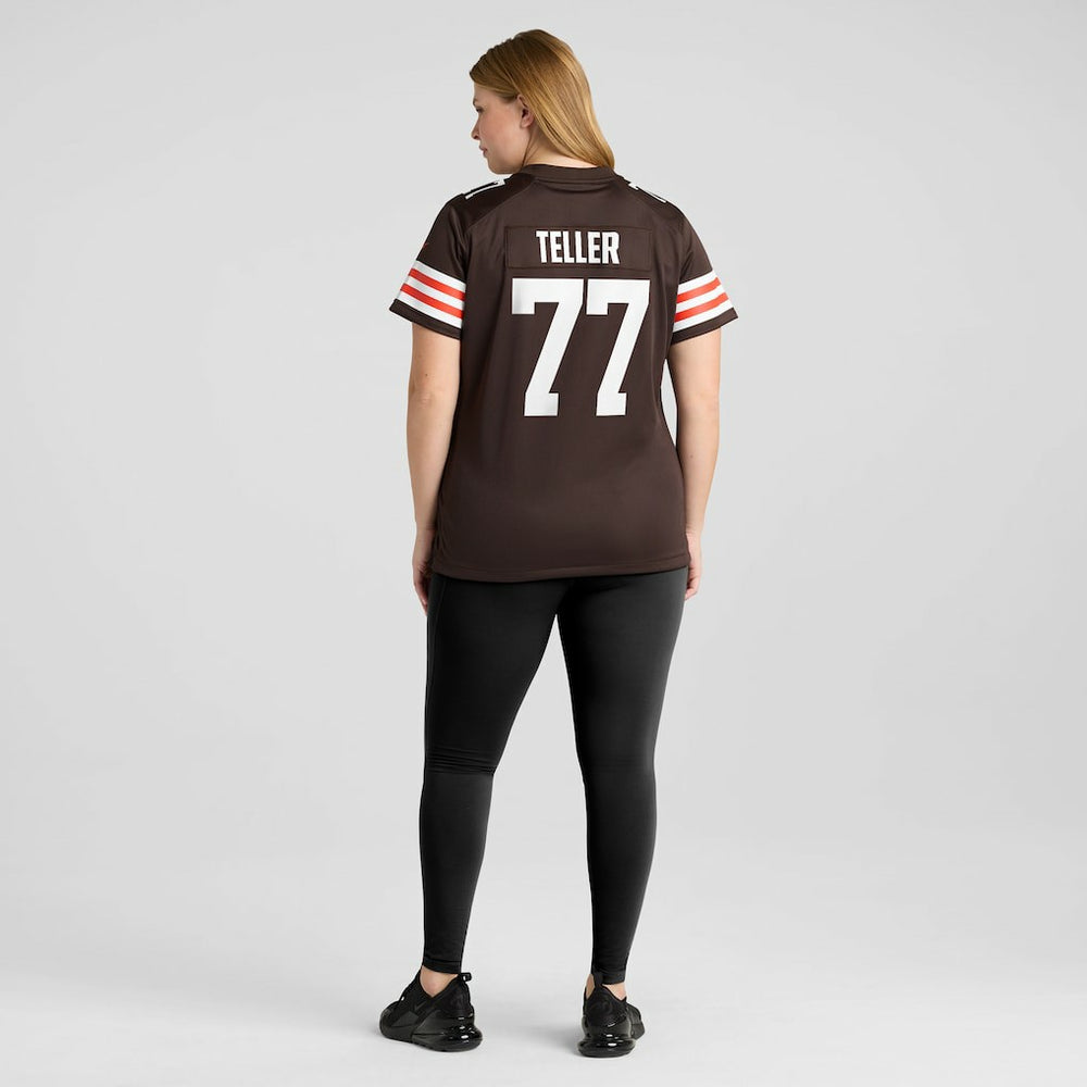 Wyatt Teller Cleveland Browns Women's Game Jersey - Brown