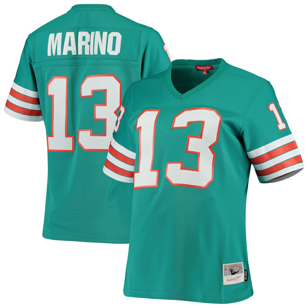 Dan Marino Miami Dolphins Women's 1984 Legacy Replica Jersey - Aqua on sale